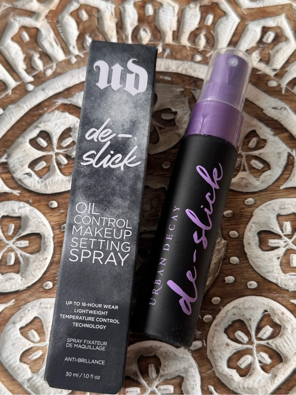 Urban Decay De-Slick Oil Control Makeup Setting Spray 1 oz 30 mL New in Box